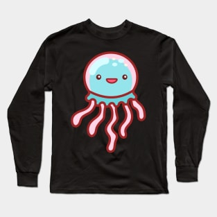 Simple Cotton Candy Jellyfish Long Sleeve T-Shirt